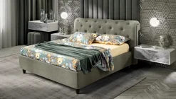 Letto design con contenitore Boheme Artigianale a prezzo ribassato
