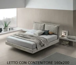 Letto design con contenitore Wiki V&nice a prezzo scontato