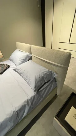 Letto design con contenitore Chop compatto Samoa a prezzo scontato