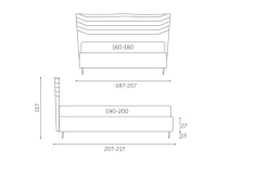 Letto design con contenitore Letto con armadio contenitore luxury  Md work a prezzo scontato