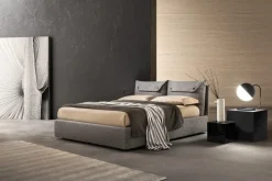 Letto design con contenitore Case * Samoa a prezzo ribassato