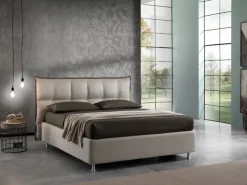 Letto design con contenitore Clarice Hopplà a prezzo ribassato
