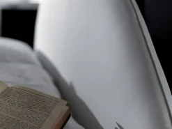 Letto design con contenitore Gravity Artigianale a prezzo scontato