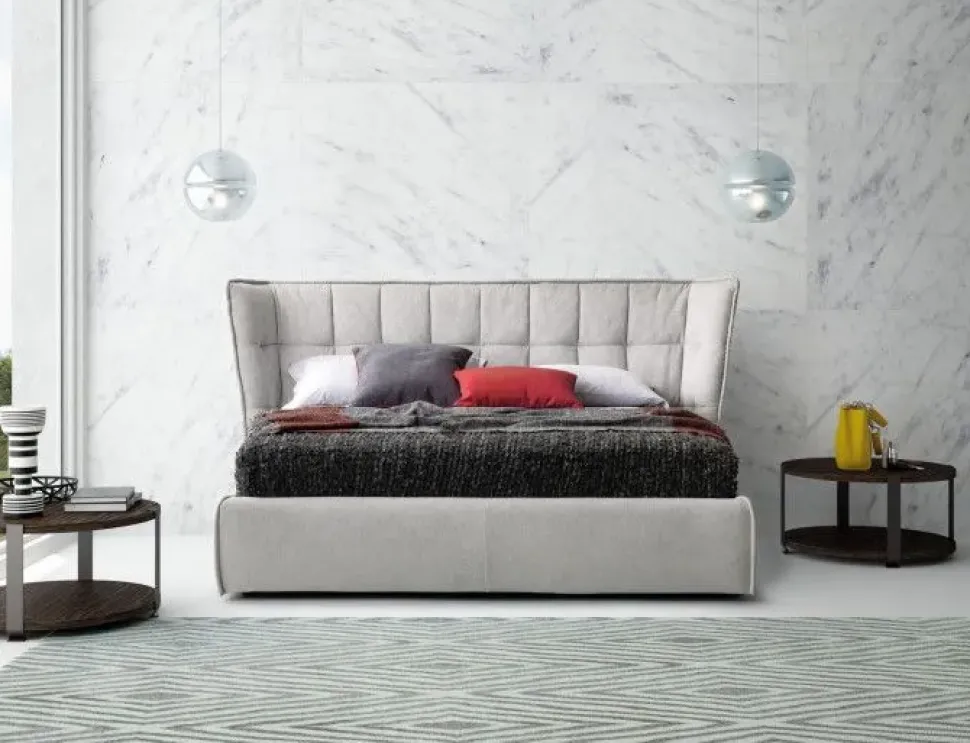 Letto design con contenitore Aspen Le comfort a prezzo scontato