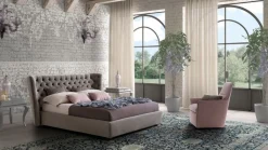 Letto design con contenitore Caravaggio Le comfort a prezzo ribassato