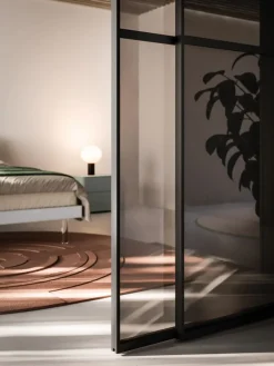 Letto design con gambe Letto matrimoniale modello larissa Orme a prezzo ribassato