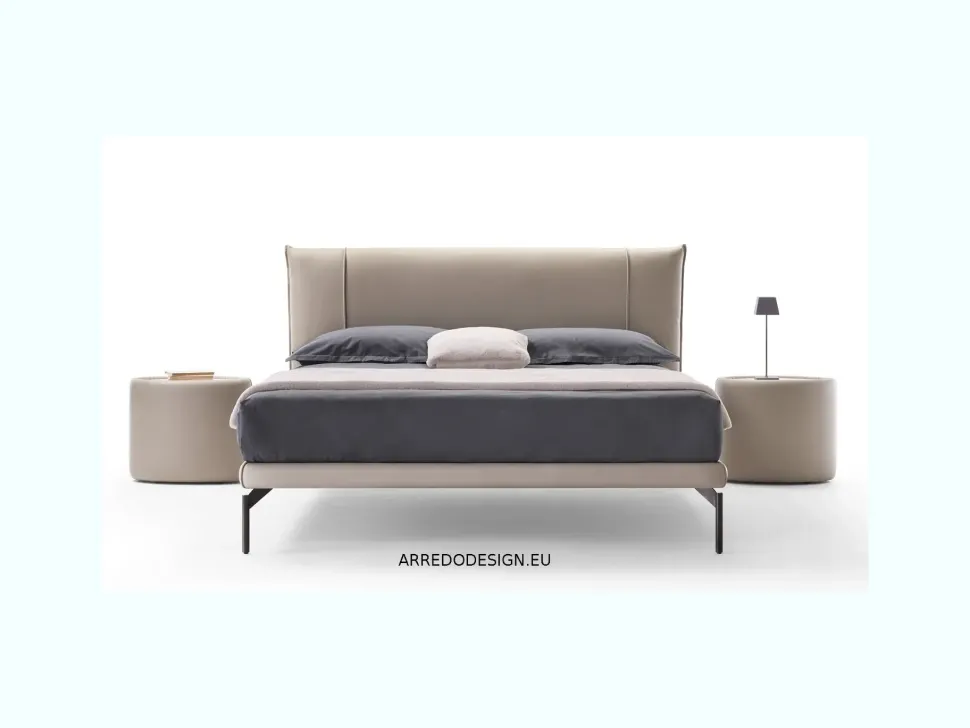 Letto design con piedini Sakura Rosini a prezzo scontato
