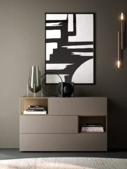 Letto design con piedini giako compongo night 05 Orme a prezzo scontato