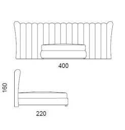 Letto design Letto luxury maxi italy Md work con un ribasso esclusivo