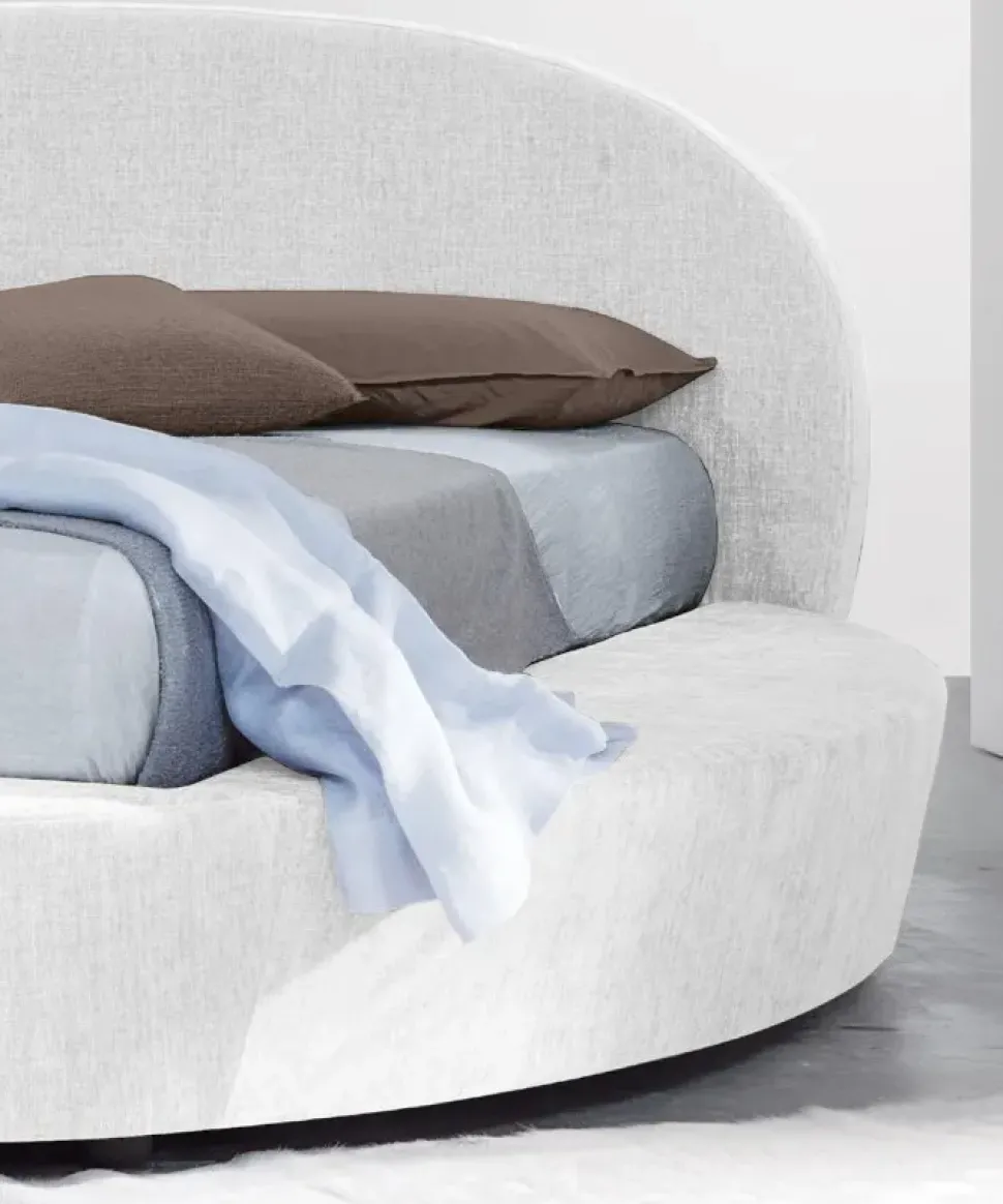 Letto design Letto rotondo con contenitore con un ribasso del 55%