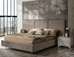 Letto design Letto testiera alta modello firenze Md work con un ribasso esclusivo