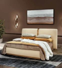 Letto design Luxury bed base acciaio   inserti acciaio  Md work con un ribasso del 30%