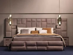Letto design Luxury nabuk maxi   Md work con uno sconto esclusivo