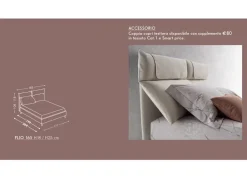 Letto design Plio Oggioni con un ribasso del 50%