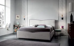 Letto imbottito con contenitore Megan Felis a prezzo ribassato