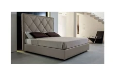 Letto imbottito con contenitore Letto in pelle contenitore luxury italia Md work a prezzo scontato