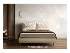 Letto imbottito con contenitore Soft * Samoa a prezzo ribassato