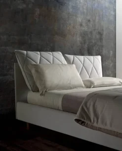 Letto imbottito con contenitore Soft * Samoa a prezzo ribassato