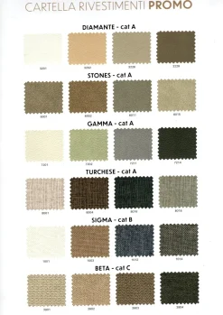 Letto imbottito con contenitore Nabucco Artigiana letti a prezzo ribassato