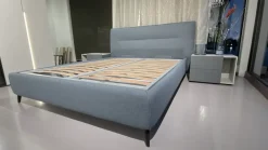 Letto imbottito con contenitore Cut Samoa a prezzo scontato