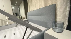 Letto imbottito con contenitore Cut Samoa a prezzo scontato