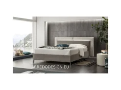 Letto imbottito con contenitore Monroe V&nice a prezzo scontato