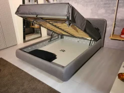 Letto imbottito con contenitore Bend Ditre italia a prezzo ribassato