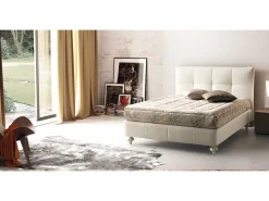 Letto imbottito con contenitore Argentum Youdecor a prezzo scontato