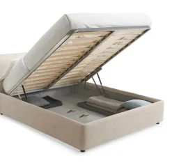 Letto imbottito con contenitore Arata Rosini a prezzo scontato