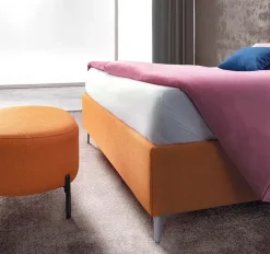 Letto imbottito con contenitore Mirabilis * Le comfort a prezzo scontato