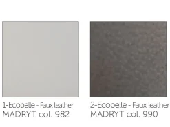 Letto imbottito con contenitore Flavia senza bottoni Stilfar a prezzo ribassato