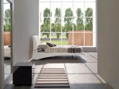 Letto imbottito con gambe Letto maxi con led180 x 200 luxury  Md work a prezzo scontato