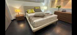 Letto imbottito con gambe Ulisse La falegnami a prezzo ribassato