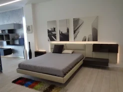 Letto imbottito con giroletto Ecletto Sangiacomo a prezzo scontato