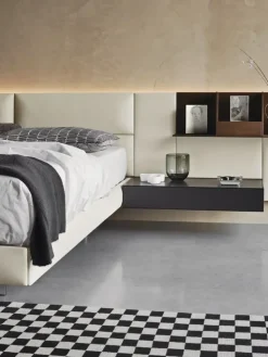 Letto imbottito con giroletto Ecletto Sangiacomo a prezzo scontato