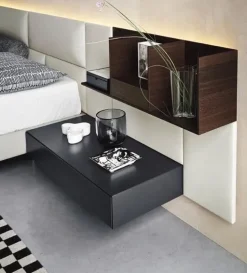 Letto imbottito con giroletto Ecletto Sangiacomo a prezzo scontato