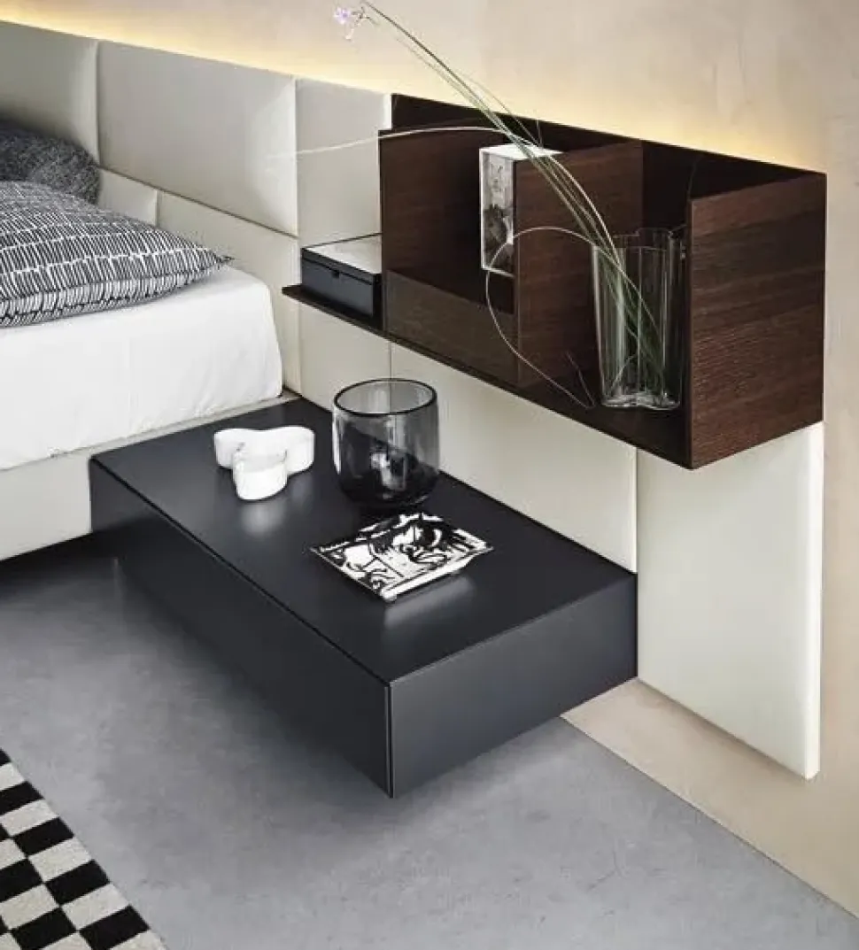 Letto imbottito con giroletto Ecletto Sangiacomo a prezzo scontato