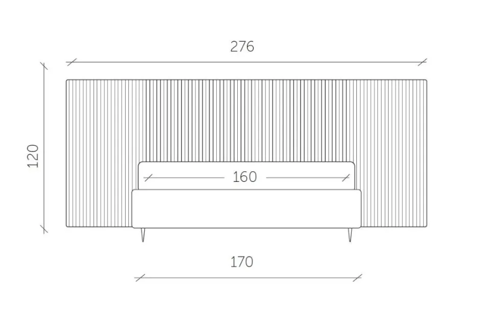 Letto imbottito con giroletto Letto maxi testata international parigi Md work a prezzo scontato