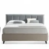 Letto imbottito con giroletto Dionisio cover mood Rosini a prezzo scontato