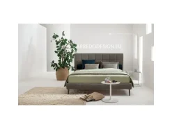 Letto imbottito con giroletto Victor trapuntato V&nice a prezzo ribassato