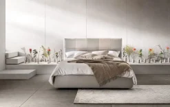 Letto imbottito con giroletto Essential Samoa a prezzo ribassato