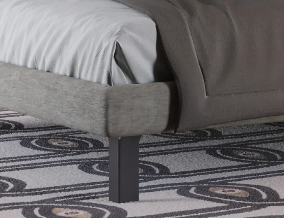 Letto imbottito con giroletto Blade Giessegi a prezzo ribassato