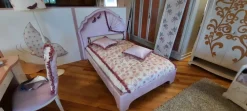 Letto imbottito con giroletto Modello dolce sogno Mobilificio bellutti a prezzo scontato