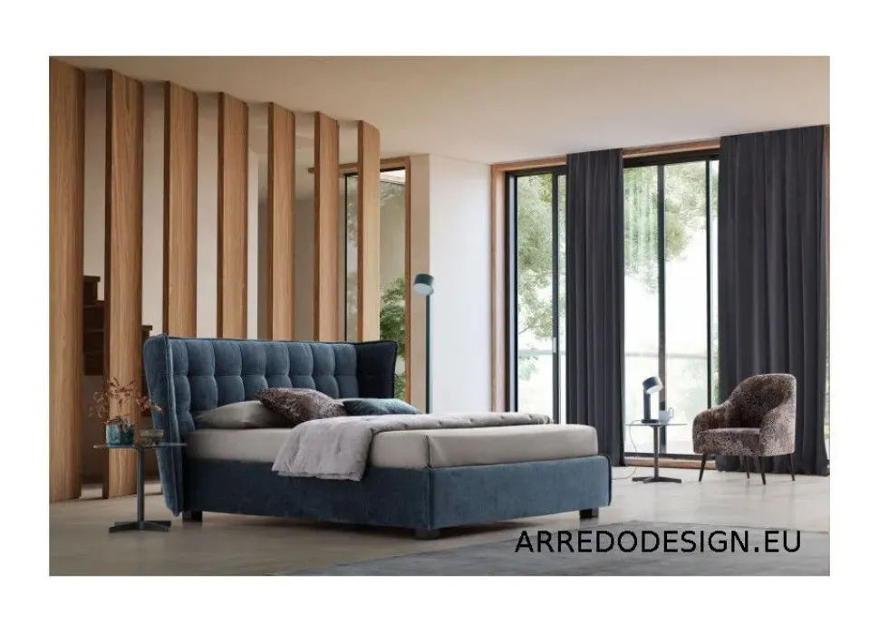 Letto imbottito modello Aspen di Le comfort scontato 35%