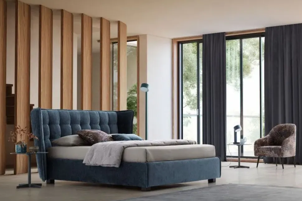 Letto imbottito modello Aspen di Le comfort scontato 35%