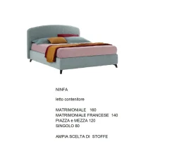 Letto imbottito modello Box bed di Gienne scontato 47%