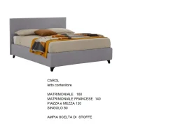 Letto imbottito modello Box bed di Gienne scontato 47%