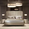 Letto imbottito modello Letto maxi 200 x 200 luxury venice di Md work scontato 41%
