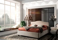 Letto imbottito modello Letto matrimoniale mod.lipari con box-contenitore in promo-sconto del 50% di Collezione esclusiva scontato 46%