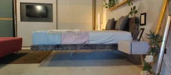 Letto imbottito modello Letto mod. magia di Lettissimi scontato 40%